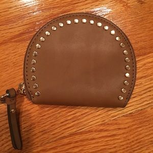 Vince Camuto small brown card holder, coin pouch